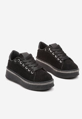 Sneakers med bling kant - ITSEP24